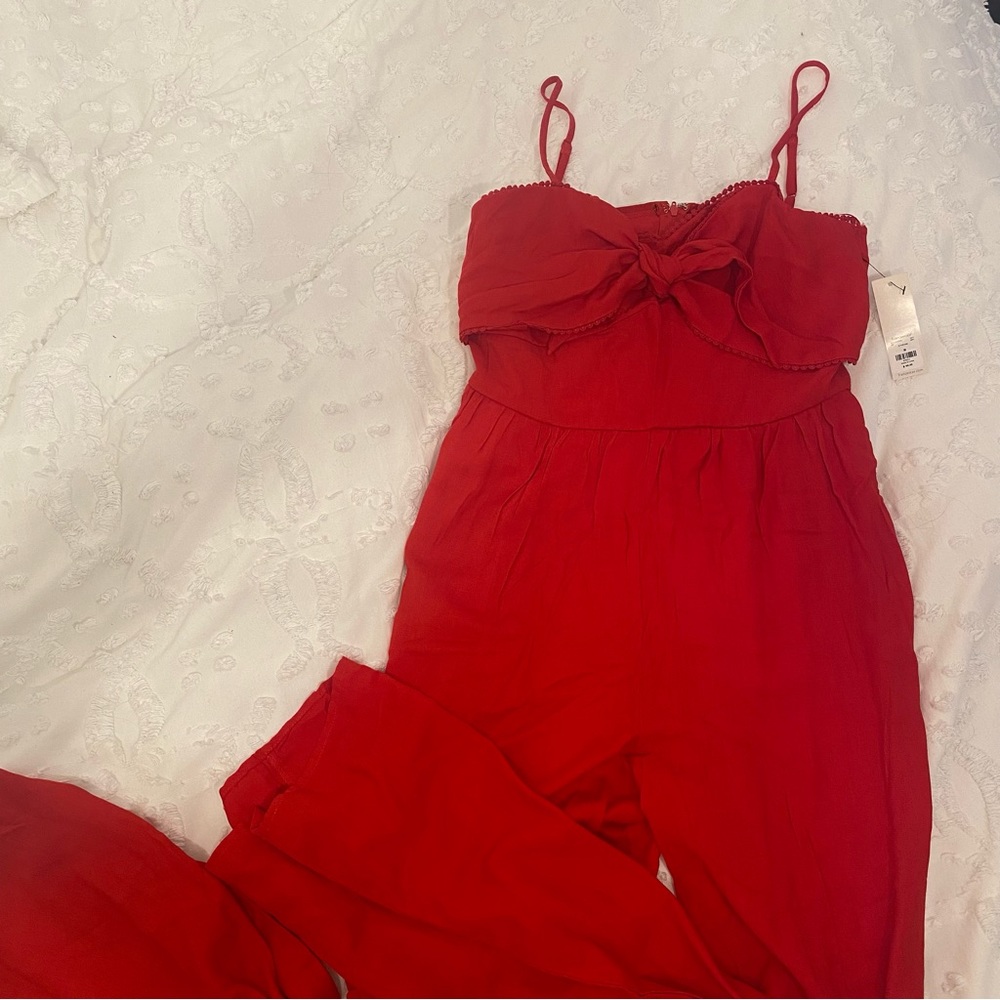 Red jumpsuit - Picture 5 of 6